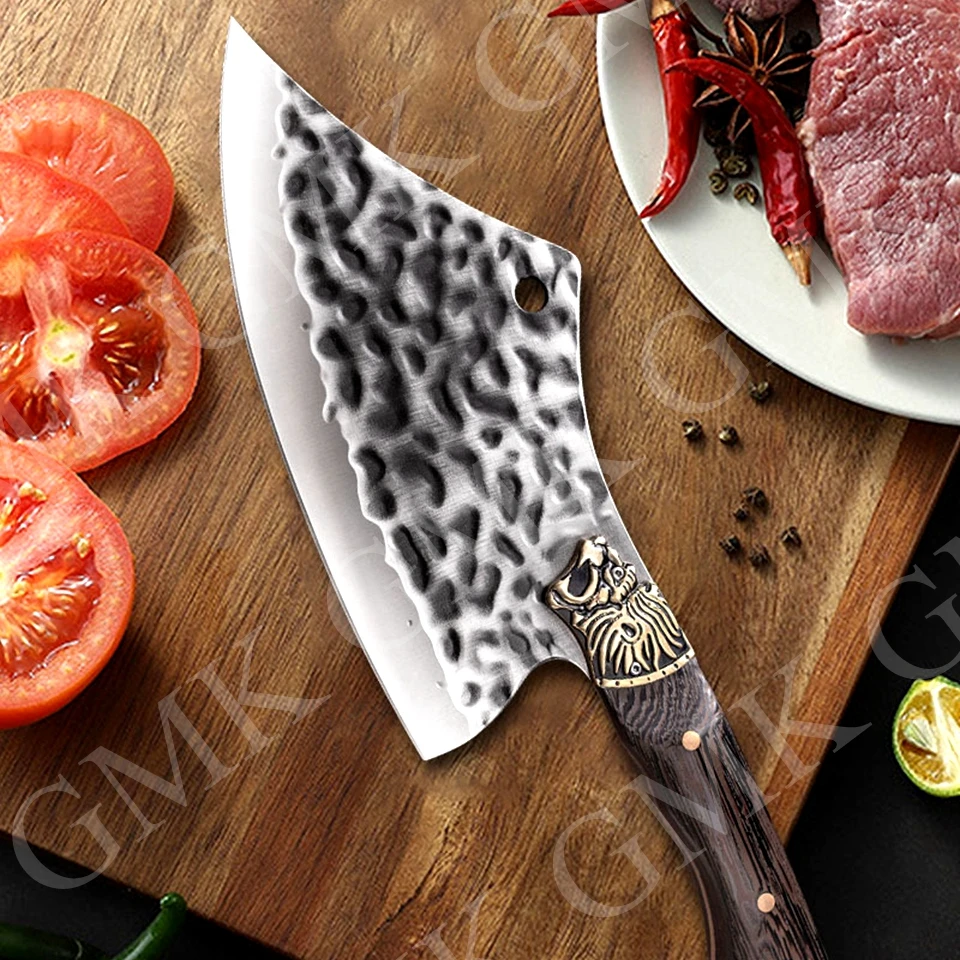 Meat Cleaver Hunting Knife Handmade Boning Knife Serbian Chef