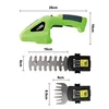 2 IN 1 Handheld Electric Hedge Trimmer Cordless Grass Shear Shrub Trimmer Rechargeable Grass Cutter for Garden/Lawn 5