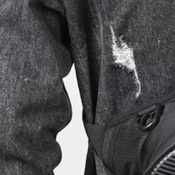 Borsa Laterale per Moto in EVA Rigida, Marsupio Casual da Esterno, Porta Cellulare per Motocicletta