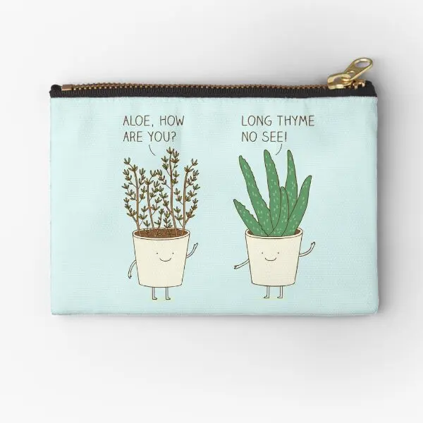 

Garden Etiquette Zipper Pouches Cosmetic Socks Women Pure Storage Pocket Packaging Key Small Coin Underwear Wallet Men Money