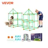 VEVOR  Fort Building Kit Children's DIY Indoor Castle Beading Stem with 96 Rods and 44 Balls Play Tent Toy for 4+ Kids Gifts 1