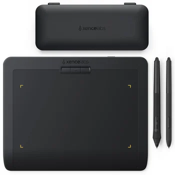 Xencelabs Wireless 8192 Levels Graphic Tablets Ultrathin Pen Tablet with 2 Battery-Free Stylus 16:9 Aspect Ratio Digital Art Pad