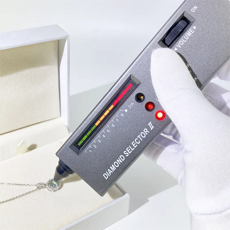 Collier en argent S925 avec pendentif en moissanite bleu vert pour femme, test de diamant réussi, super brillant, 1 carat, bijoux, cadeau d'anniversaire_voghion.com