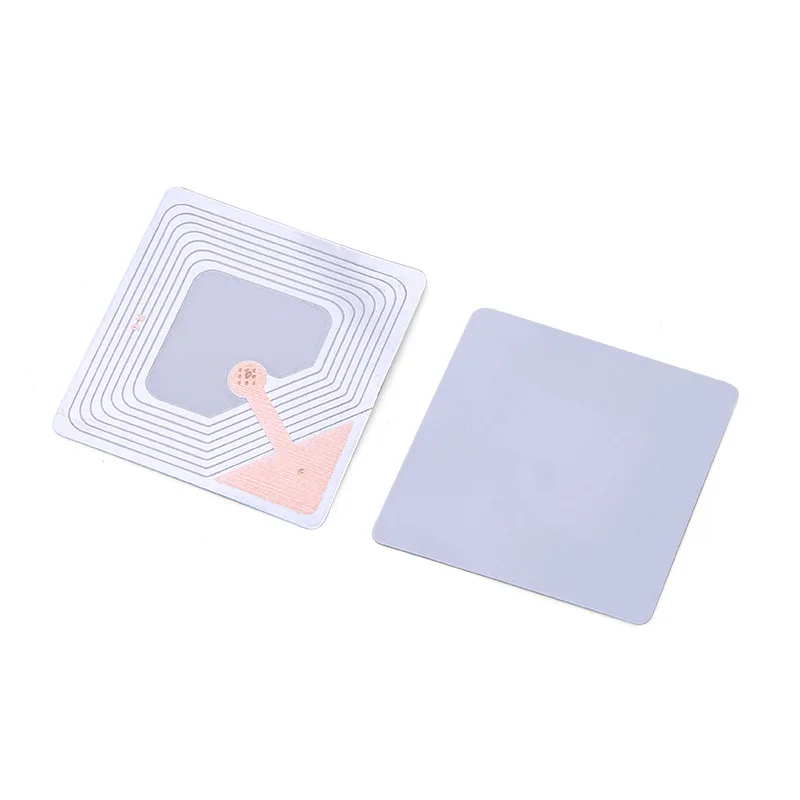 2000pcs RF 8.2Mhz EAS Soft Label Blank 4x4cm rf Anti Theft Sticker Supermarket Retail Store Security Alarm Label