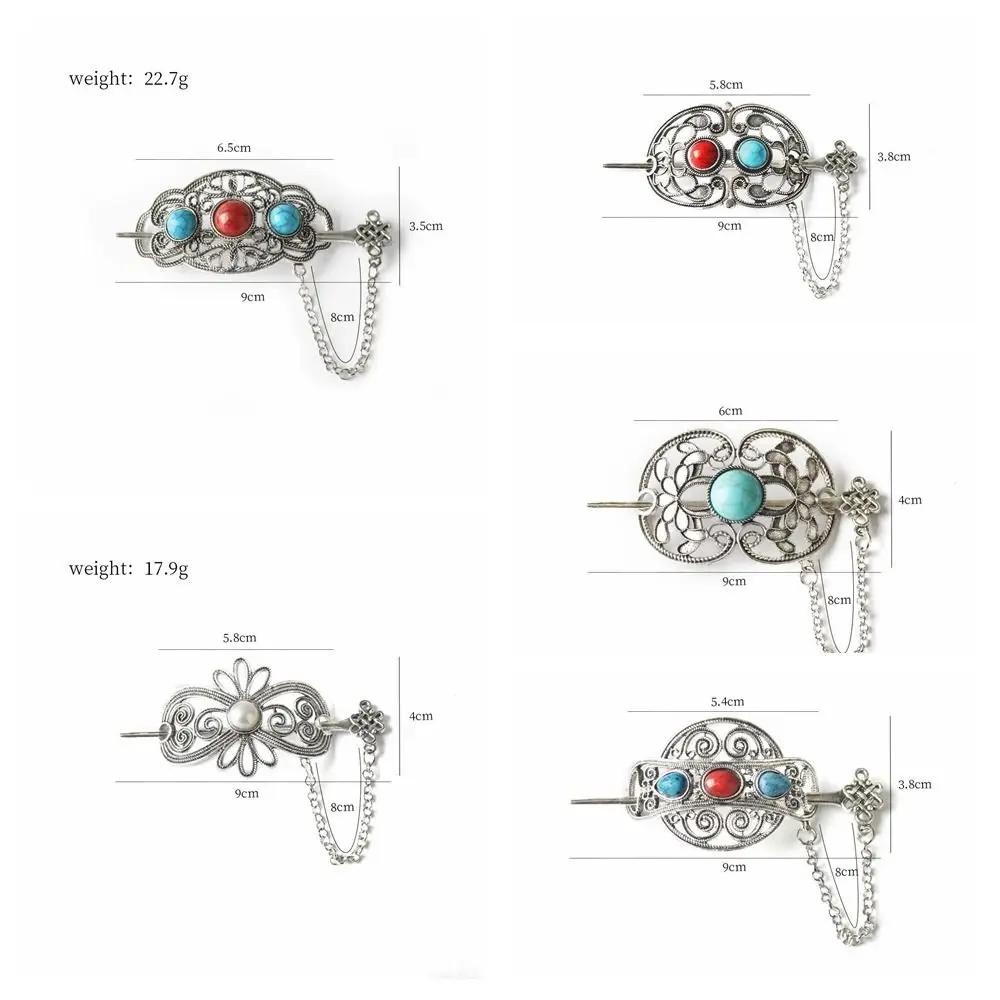 Ethnic Style Retro Hairpin New Chinese Style Hanfu Headwear Hair Sticks for Long Hair Ancient Style Alloy Hair Accessories