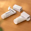 Wall Mounted Toothpaste Holder with Magnetic Sticker No Drill Facial Cleanser Storage Rack Bathroom Toothpaste Squeezer 3