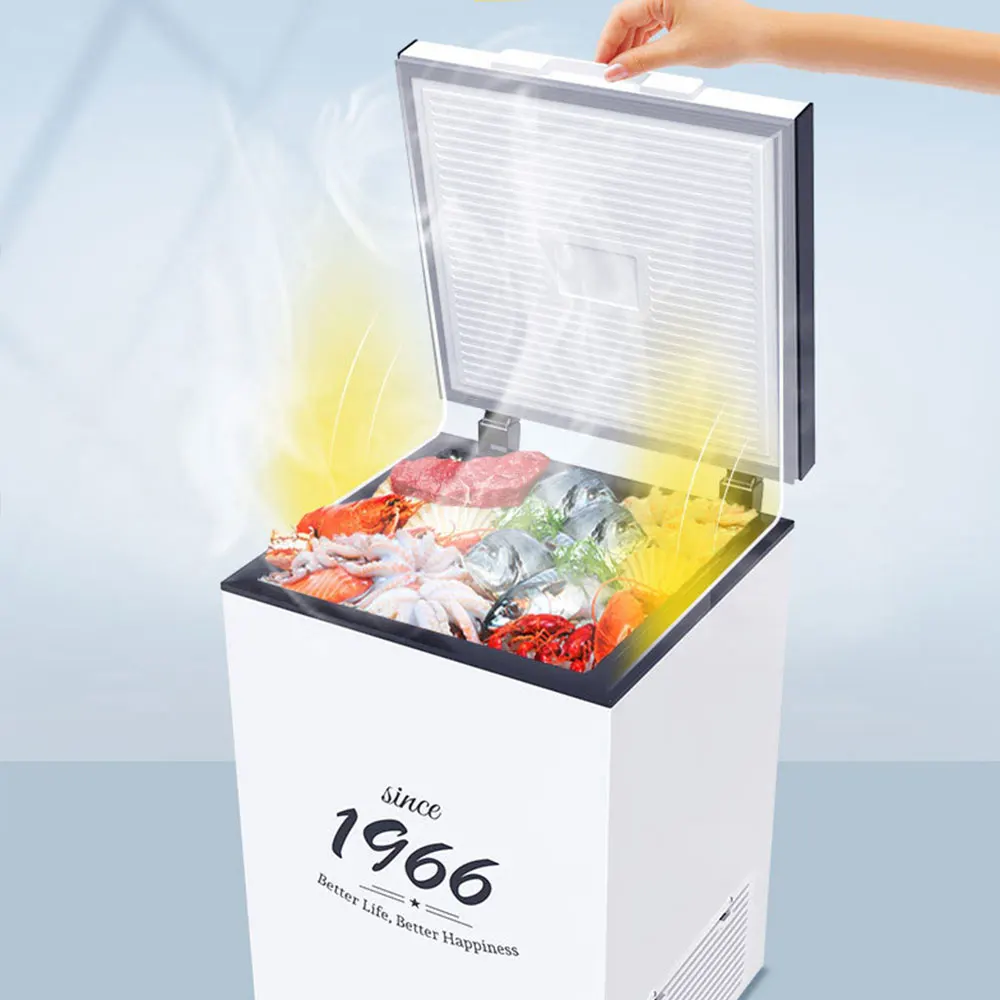 New 108L Household Fridge Kitchen Refrigerator Built-in Beverage Cooler for Restaurant Bar Cafe Cooling Drinks Frigobar