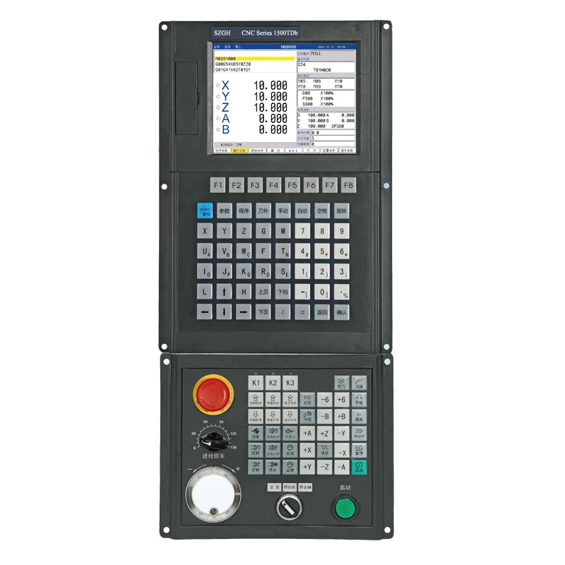 

Best CNC 2 Axis Vertical CNC lathe controller with Modbus Type CNC1500TDc new interface for servo ac motor high performance.