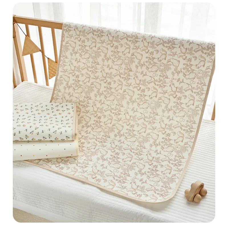 Cotton Diaper Mat Baby Washable Mat Large Size Childrens Baby Bed Sheet Female Physiological Mattress Multi Purpose
