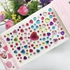 New Stickers On The Face Rhinestone Makeup Bright Face Art Sticker Children's Temporary Tattoo Rhinestone For Strasse Makeup 5