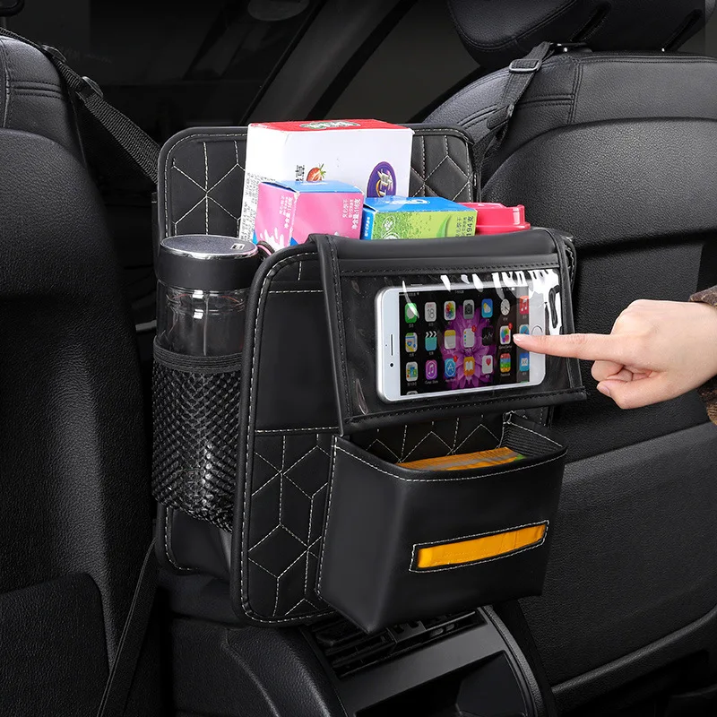 

Double-sided Storage Seat Storage Bag Touch Screen Multifunctional Car Storage Hanging Bag Car Supplies