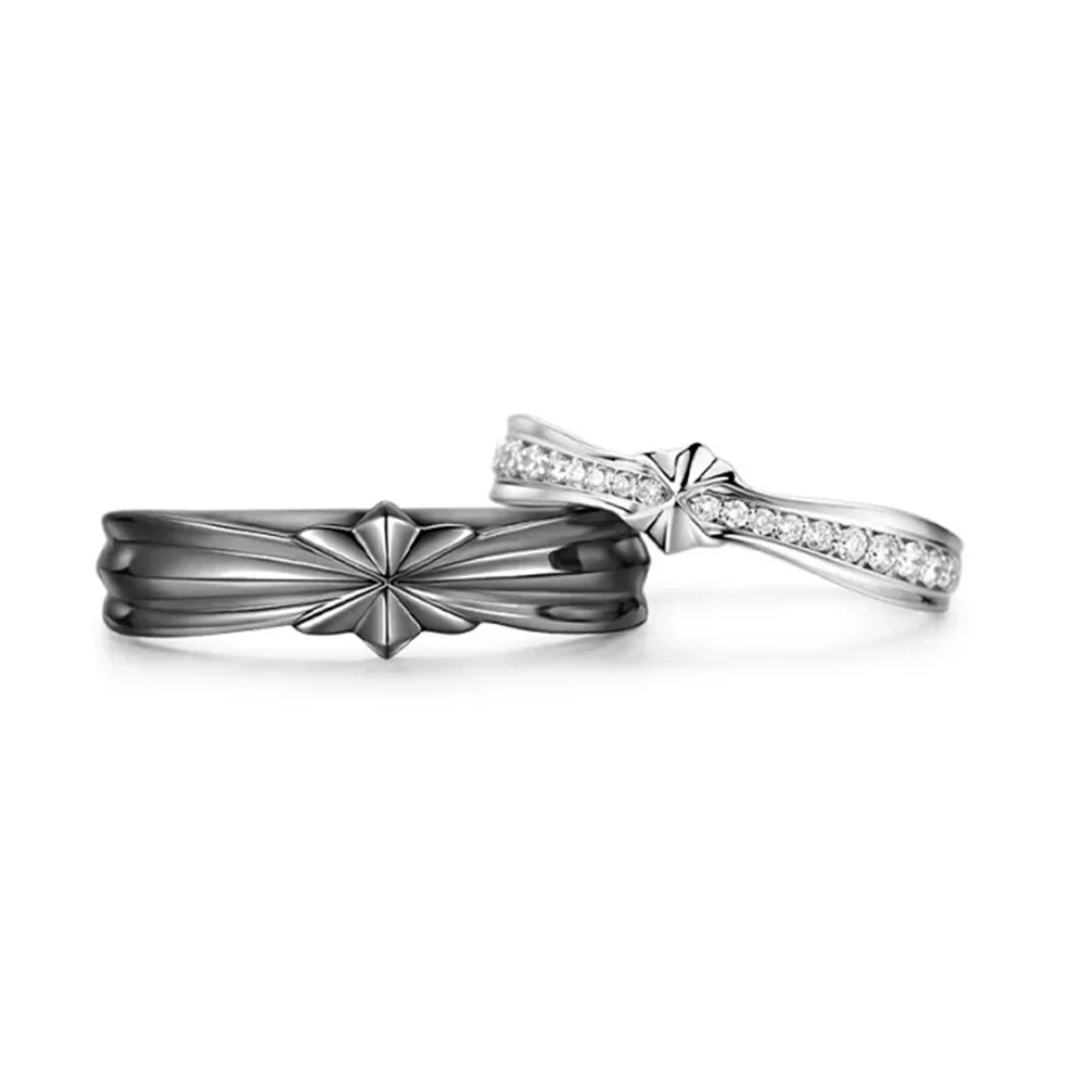 

925 Sterling Silver Knight Princess Adjustable Rings For Women Engagement Jewelry Wholesale Free Shipping Everything Jewellery
