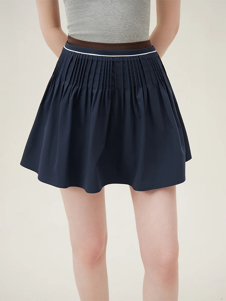 FSLE Classic Short Versatile Casual Skirt For Women 2024 Summer