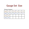 BROTHER Double Needle Sewing Machine Gauge Set Needle Plate Feed Dog Presser Foot Needle Clamp Template Gauge Set 6