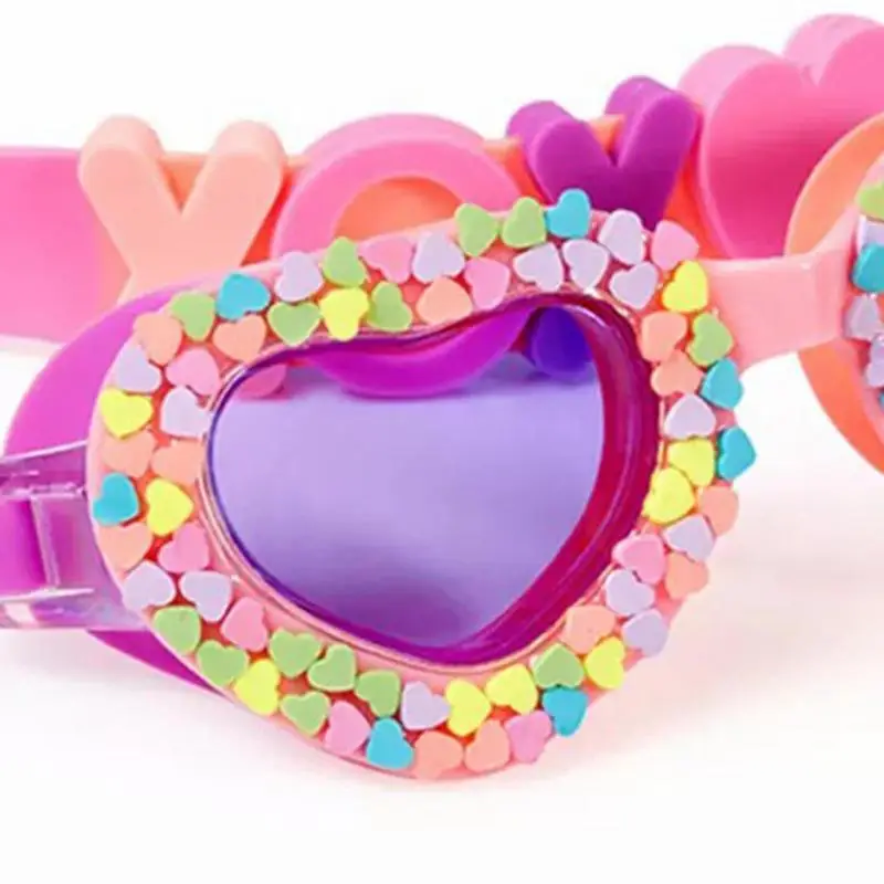 Waterproof Children's Swimming Goggles Cartoon Heart Shape UV Fogging Proof Swim Glasses Anti Fog Swim Eyewear For Kids Gifts 4