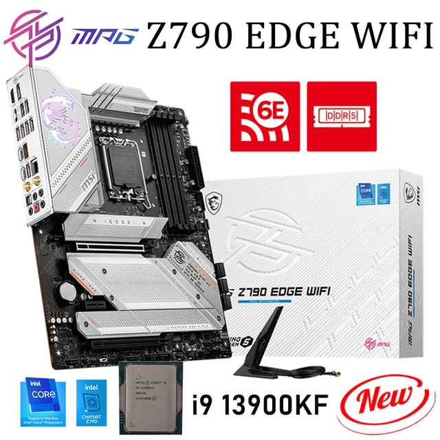 MSI PRO Z790-P WIFI DDR5 Motherboard Intel Z790 LGA 1700 With Intel Core i9  13900KF Processor CPU Suit Kingston RAM 6000MHz 32GB - AliExpress