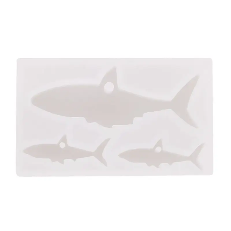 

Crystal Epoxy Resin Mold Shark Casting Silicone Mould Handmade DIY Crafts Decorations Making Tool