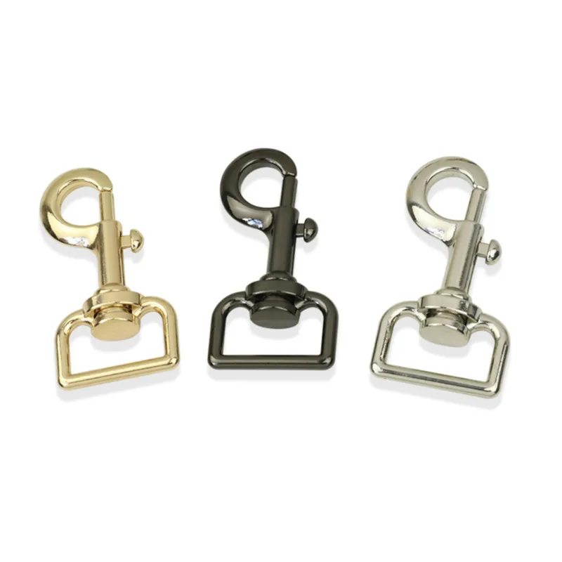 6pcs Lobster Leather Bag Handbag Shoulder Strap Connector Buckle Jewelry Pendant Keyring Key Ring Snap Clasp Trigger Hook
