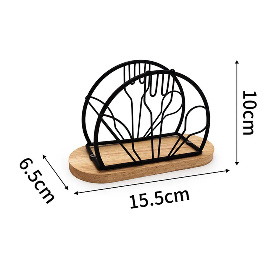 Napkin Holder Upright Stand Tissue Dispenser Towel Paper Rack for Picnic Buffet Dinner Table Office Kitchen Restaurant Party 4
