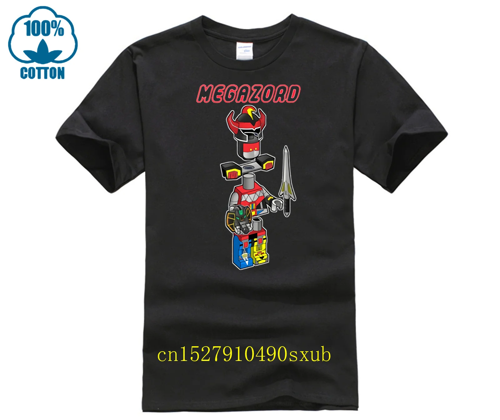 Megazord Power Maglietta Da Uomo Rangers Design Fan Gift Present (Col)Cool Casual Pride T Shirt Uomo Unisex New Fashion