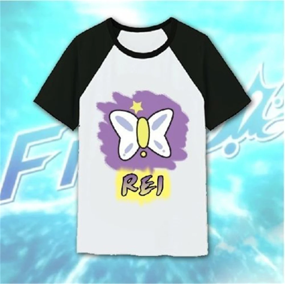 Free! - Iwatobi Swim Club Cosplay Costume Tachibana Makoto Nanase Haruka  Men Boys Cotton T-shirt Summer T Shirt Tee Short sleeve - AliExpress, image size:950x945