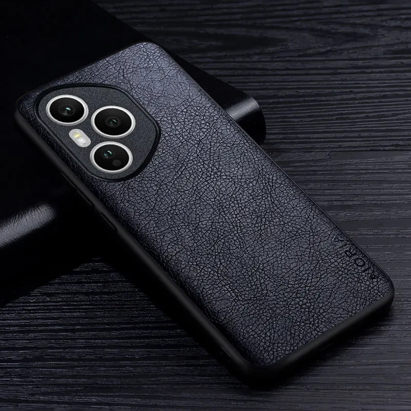 High-Grade Retro Litchi PU Leather Shockproof Case