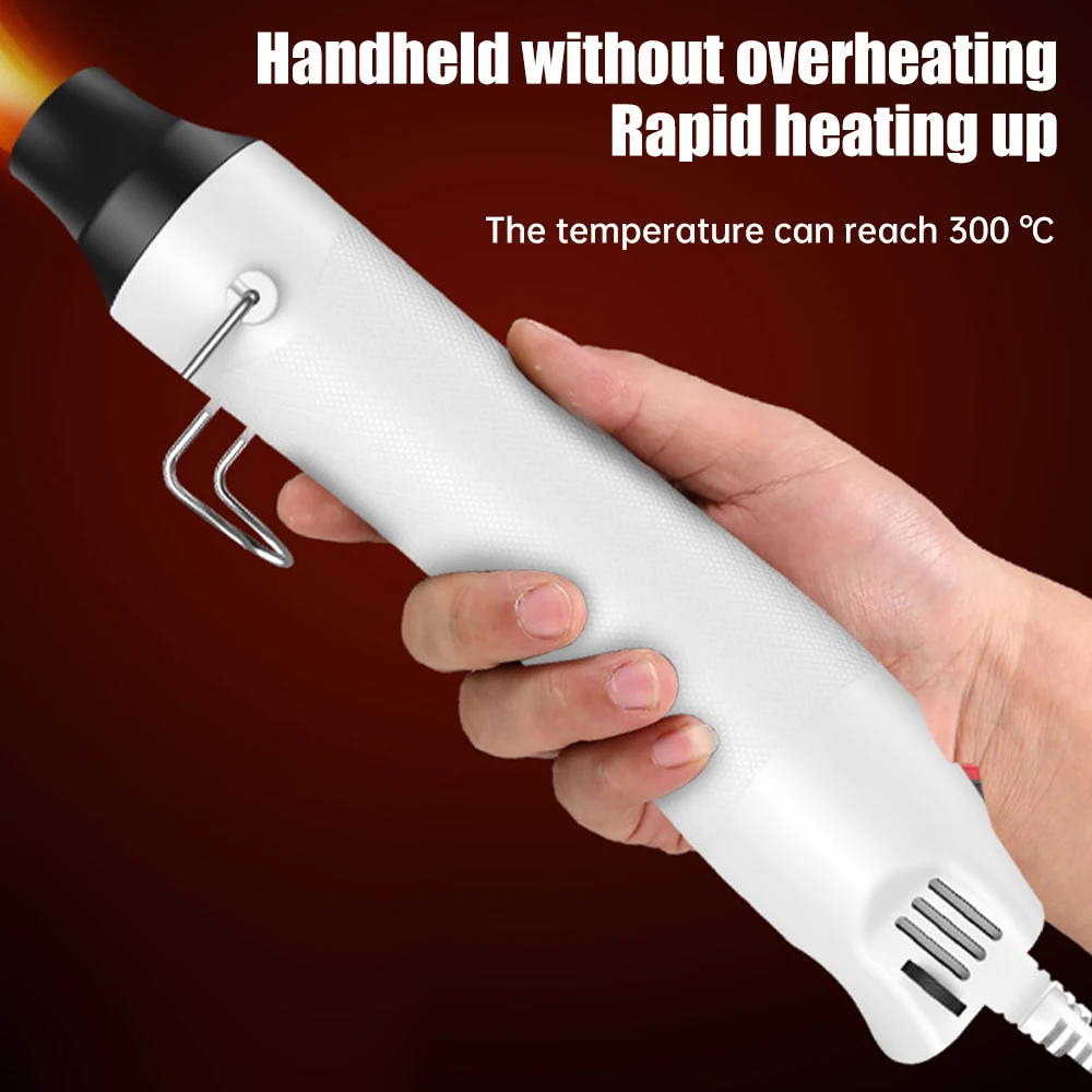 300W Heat Gun Electric Power Mini Hot Air Gun Blower Air Dryer for Soldering Thermal Blower Shrink Wrapping DIY Soldering Tools 2