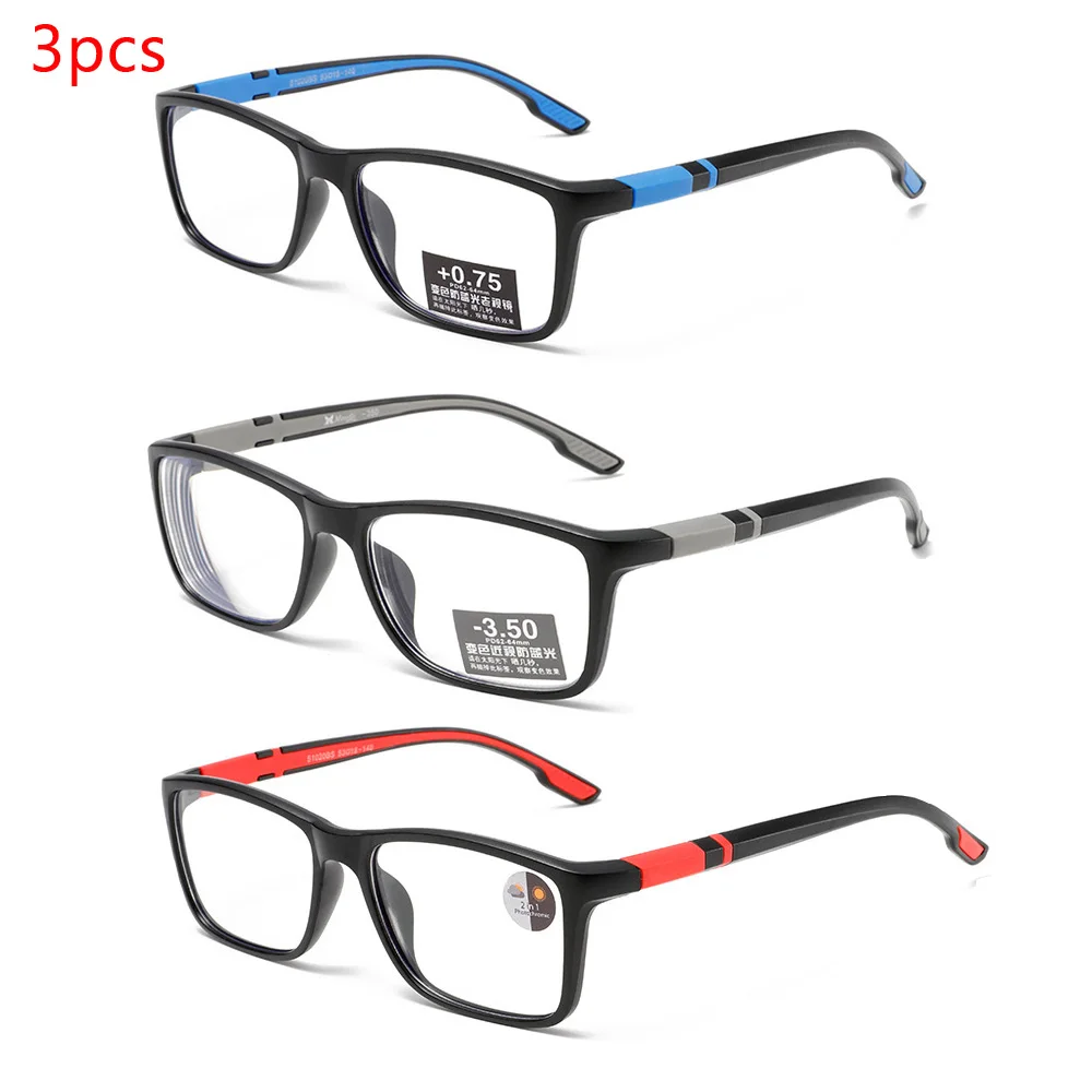Set of 3 Stylish and Comfortable Sports Reading Glasses with Polycarbonate Lenses - Bulk Wholesale