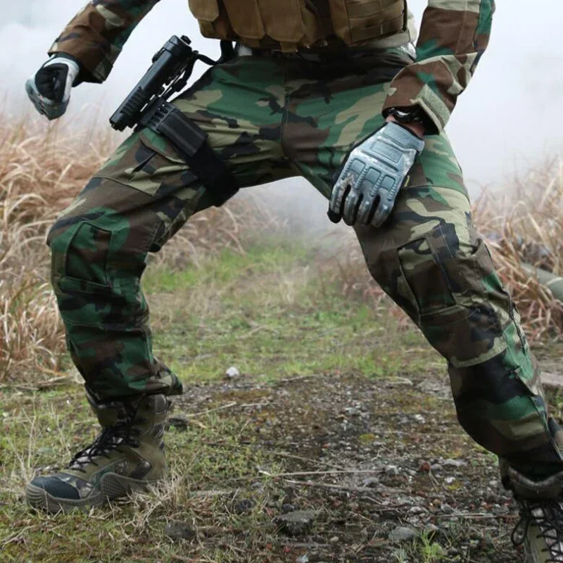 Tactical Outdoor Uniform Sport Clothes Suits Training Suit Camouflage Hunting Shirts Pants Training Sets Hiking Pant Men 4