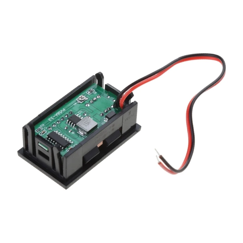 Digital Display Voltmeter with Dual USB Charger