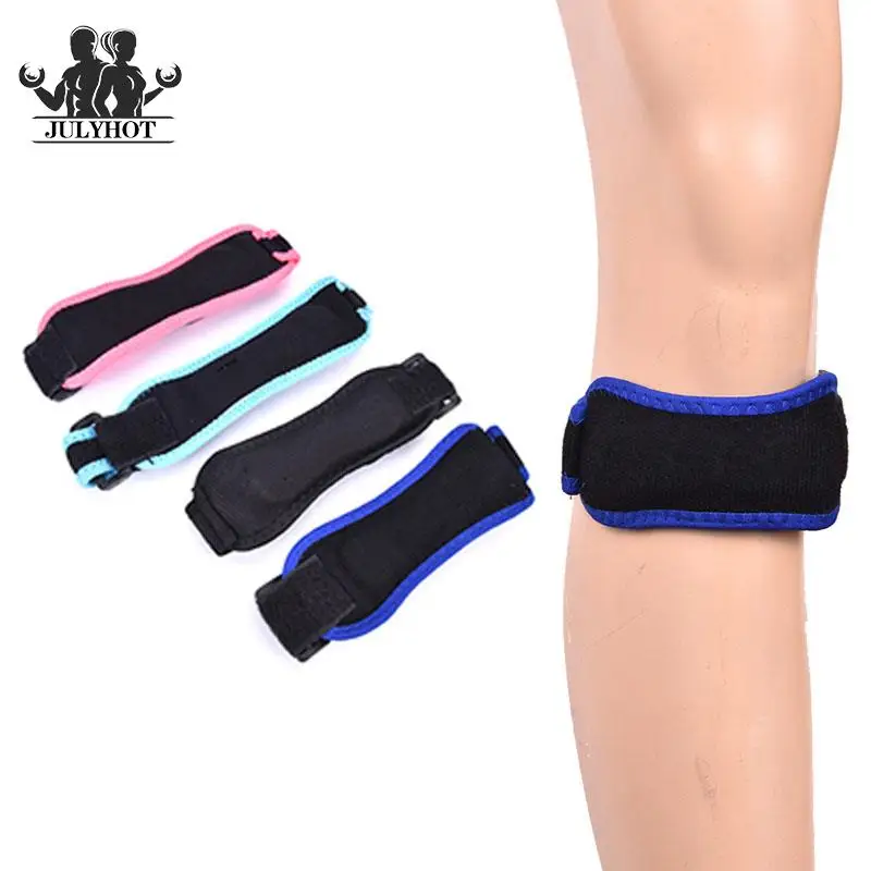 1pc Adjustable Patella Knee Strap Brace Support Pad Pain Relief Band Stabilizer For Hiking Volleyball Soccer Basketball Squats
