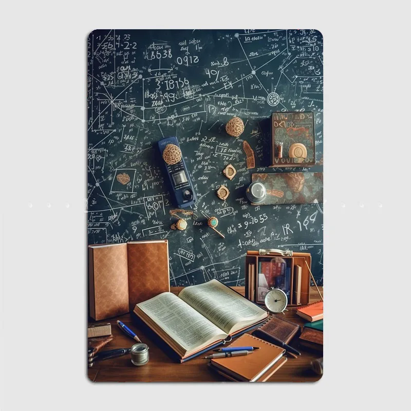 

Math formula Metal Plaque Pub Painting Wall Mural Printed Sign Tin Sign Poster