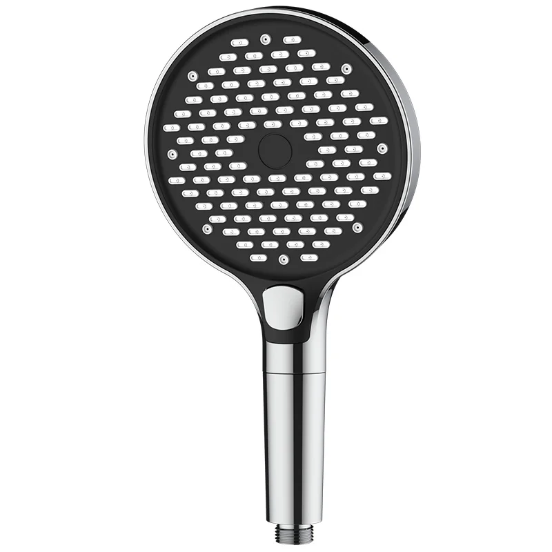 15CM Big Panel High Pressure Large Flow Shower Head Black 3 Modes Water Saving Spray Nozzle Rainfall Shower Bathroom Accessories 6