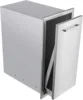 Pull-Out Trash Drawer Stainless Steel Outdoor Kitchen Trash Drawer Storage for One 10 Gallon Commercial Wastebasket 1
