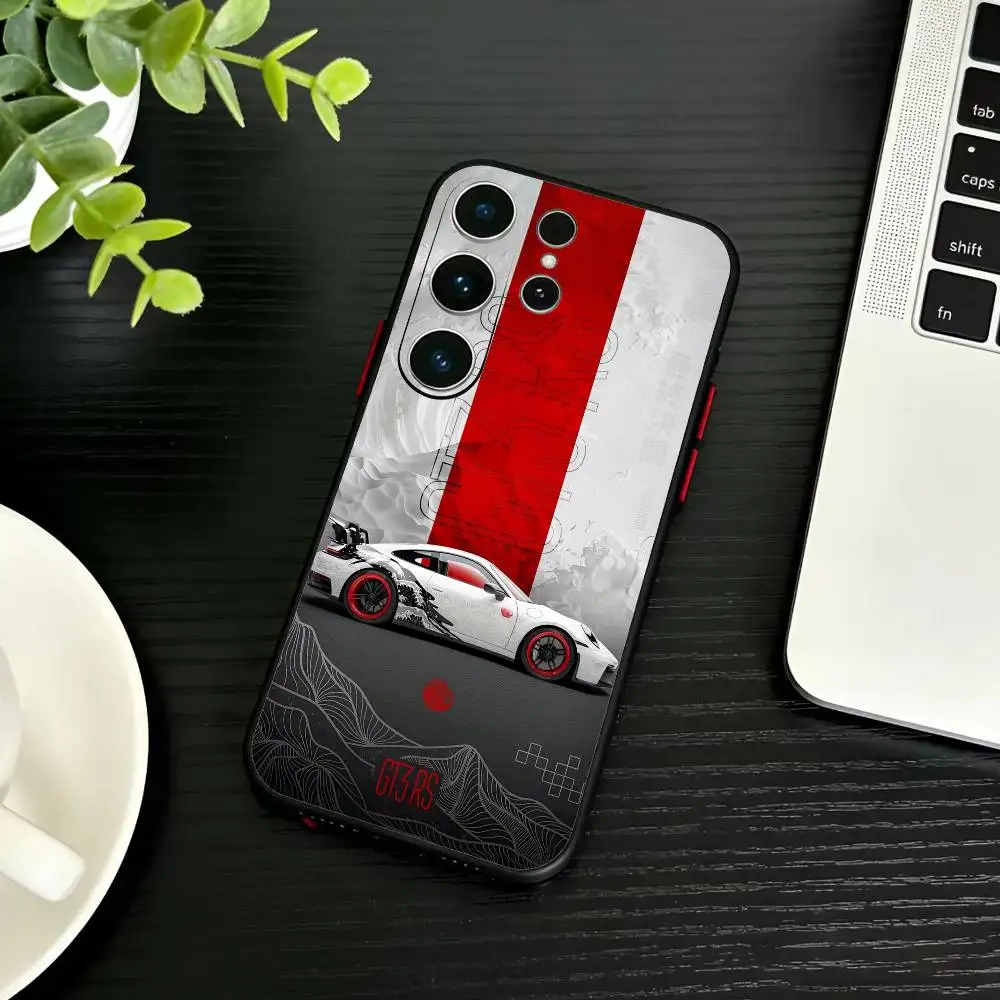Sleek Black Cool Car GT3-RS Design Phone Case