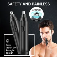 Electric Nose Trimmer for Men Usb Rechargeable Ear Trimmer for Men Women  Mini Portable Nose Hair Shaver Waterproof Safe Clean 2
