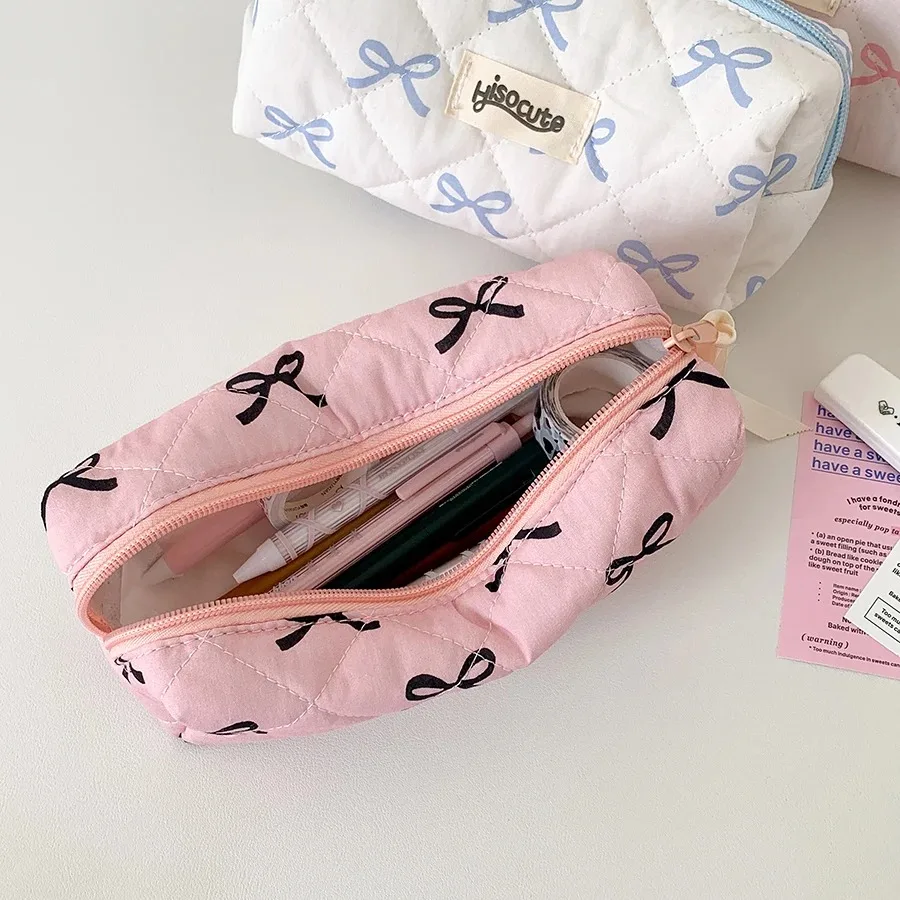 Luxury Bow Ribbon Pencil Case 5