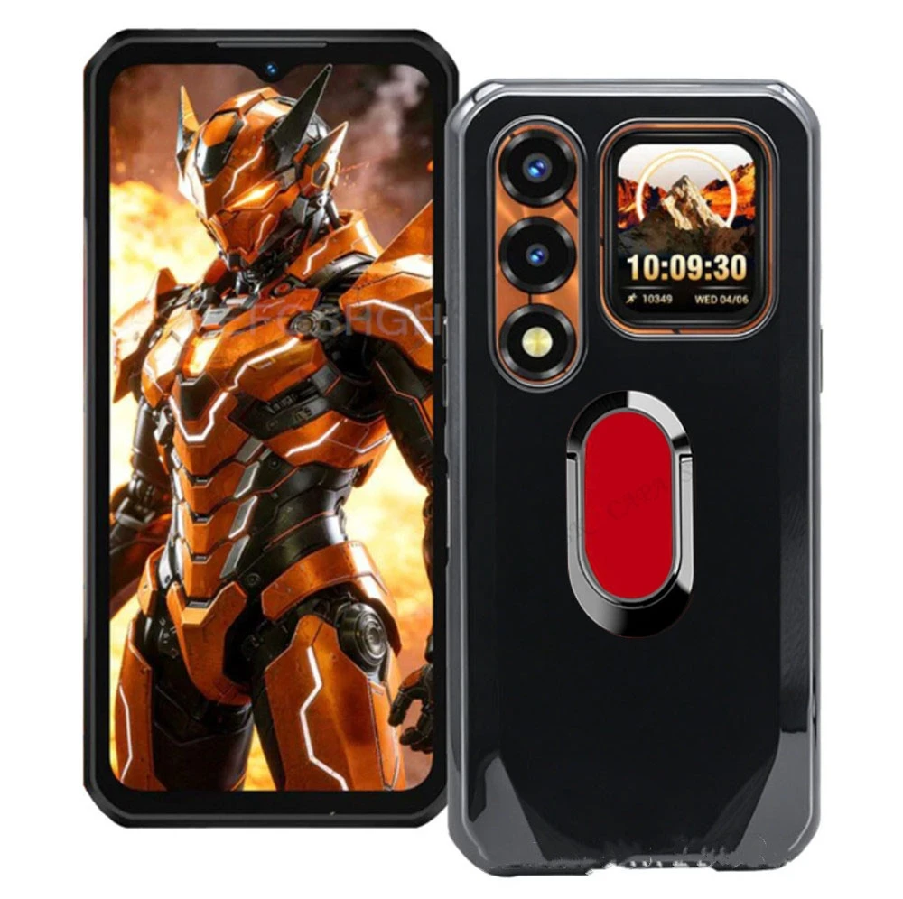 Enhanced TPU Silicone Phone Case with Back Ring Holder