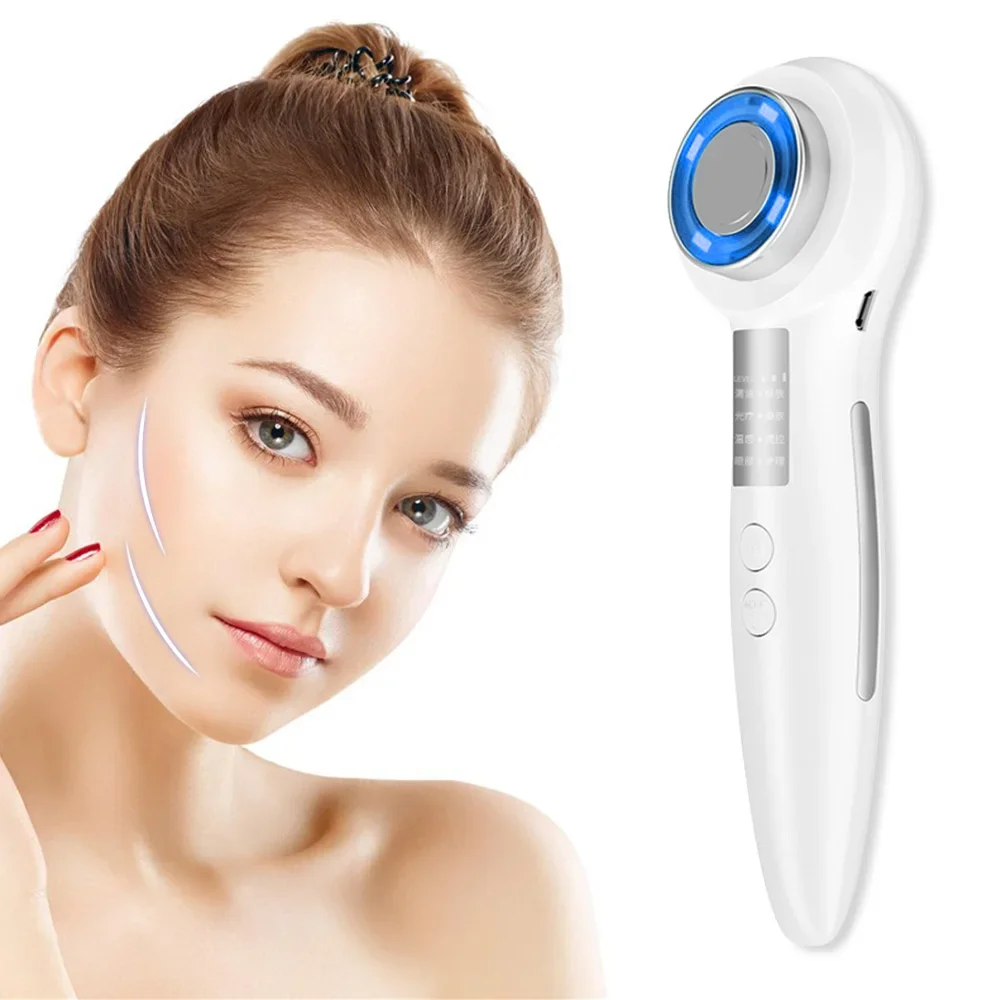 Skin Care Device Facial Beauty LED Photon Rejuvenation Therapy Cleansing Tool Machine Face Eye Skin Lifting Tighten Vibration Massage Device