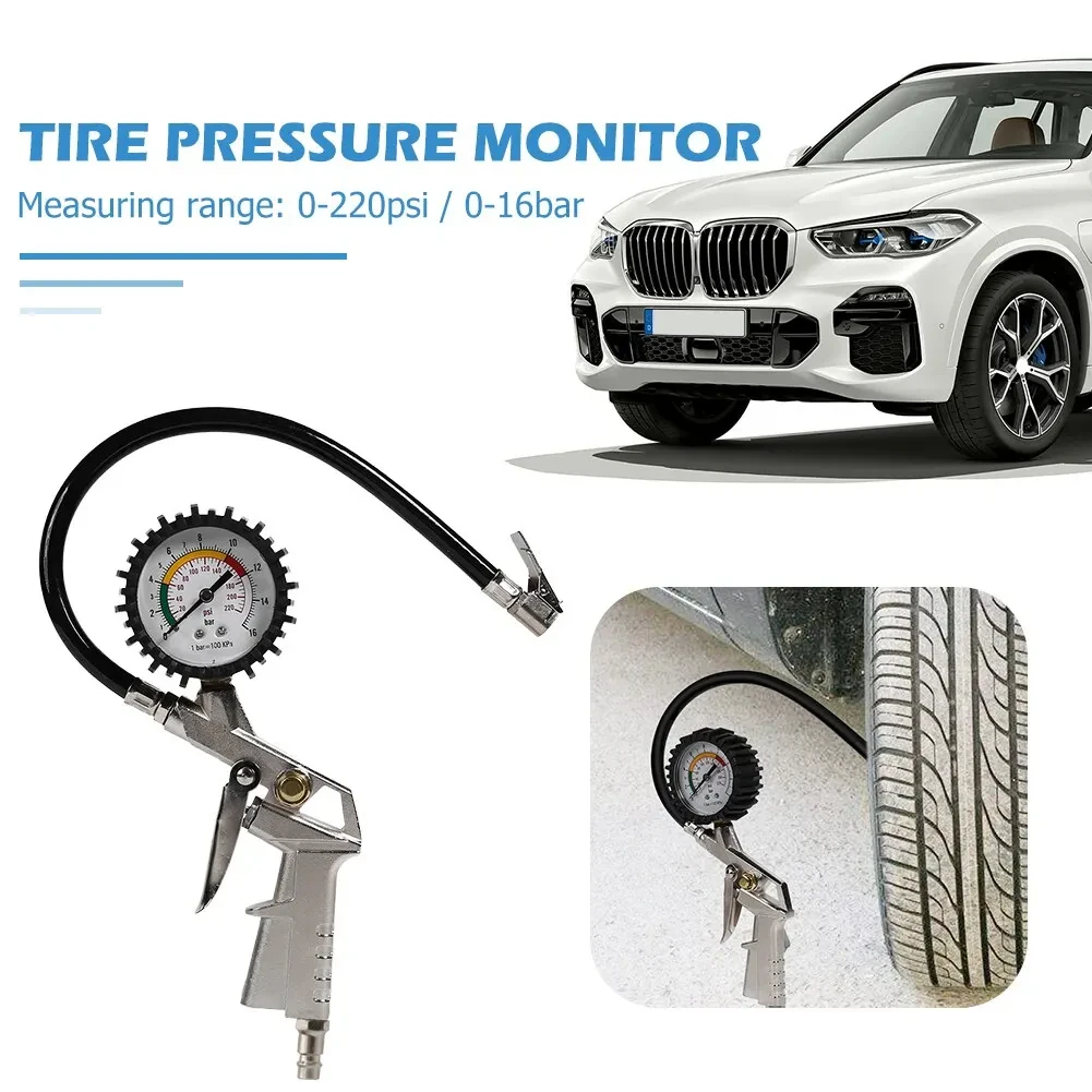 220PSI Tire Pressure Gauge & Inflator 1
