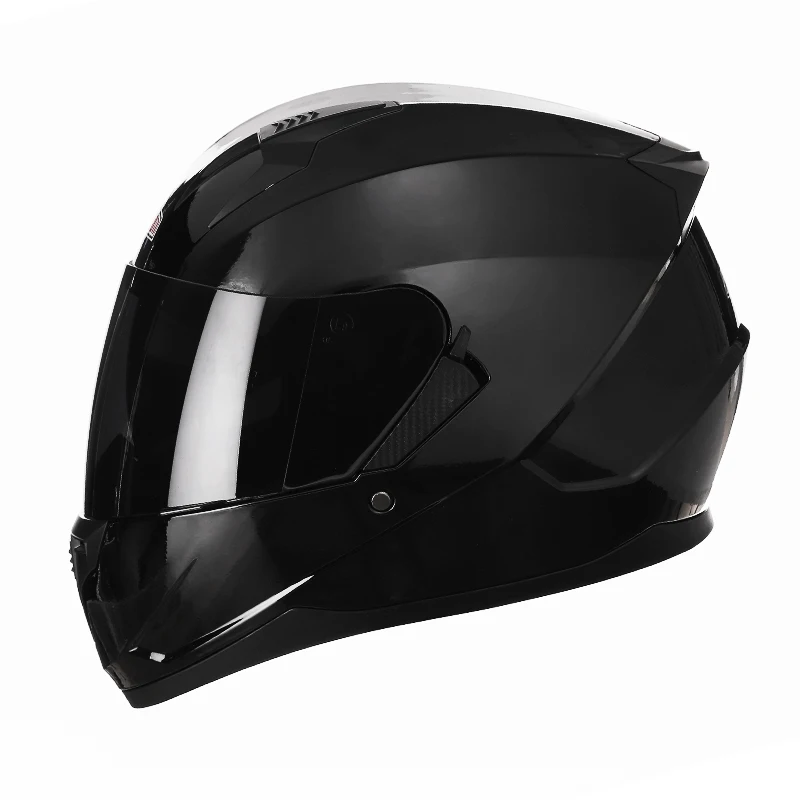 

DOT Winter Racing Motocrycle Full Face Helmets Racing Motocross Protection Warm Helmet Moto Casco Double Len Capacete