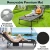 Portable Folding Camping Cot - 3-Position Adjustable Reclining Lounge Chair with Pillow, Outdoor Sleeping Bed (68cm Wide) 5