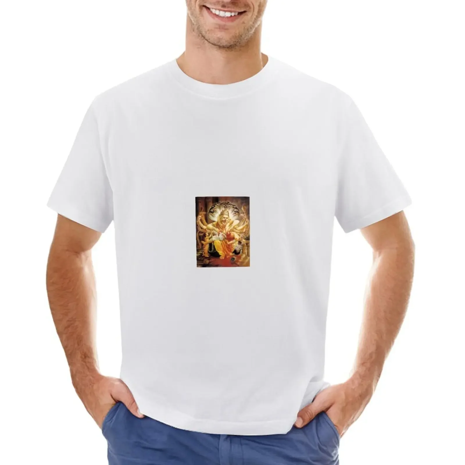 

Prahlad Narasimha T-shirt oversized korean fashion men clothing