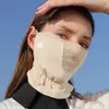 Breathable Ice Silk Sunscreen Face Mask Outdoor Sports Anti-uv Face Mask Head Scarf with Adjustable Buckle Driving Riding Mask 1