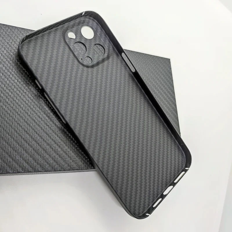 Hot Ultra-thin Carbon Fiber For iPhone 12 Pro Max 12 Mini Lens Accurate Hole Position Protect For iPhone12 CASE Cover