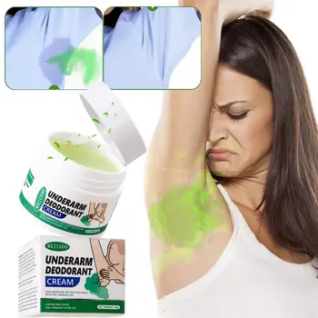 20g Herbal Underarm Deodorant Cream Remover Armpit Odor Body Odour Anti Sweat Long-Lasting Fragrance Natural Skin Care Ointment 1