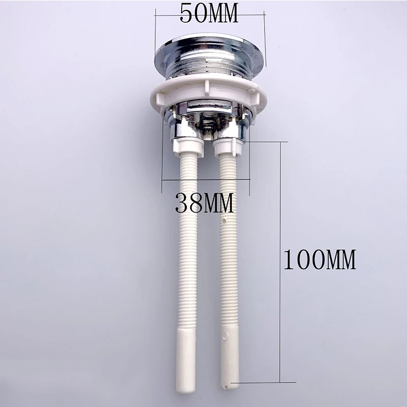 Toilet Water Tank Valve Rods Dual Flush 38mm Push Button Water Saving For Cistern Bathroom Accessories
