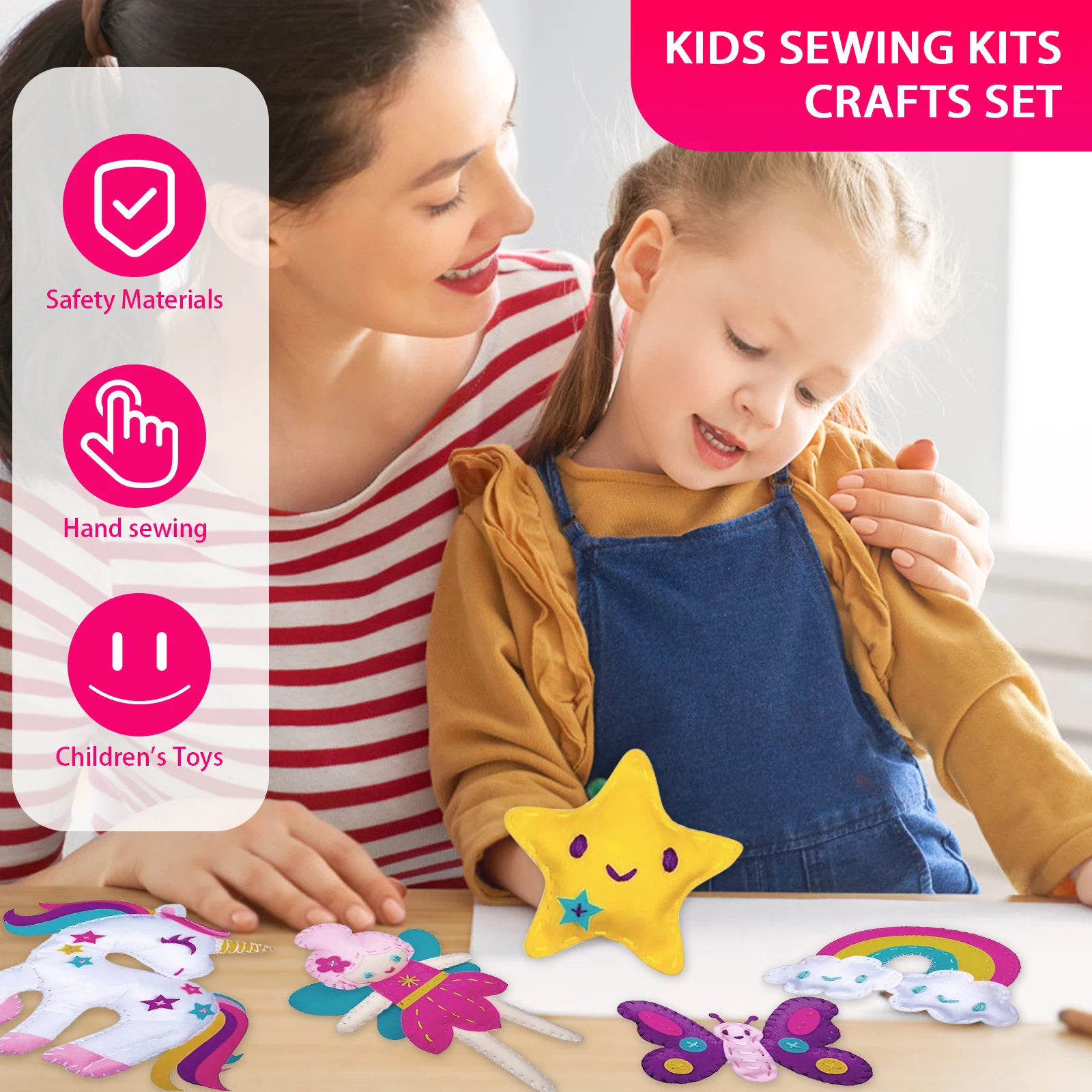 DIY Sewing Kit 9/5Pcs sewing craft kit
