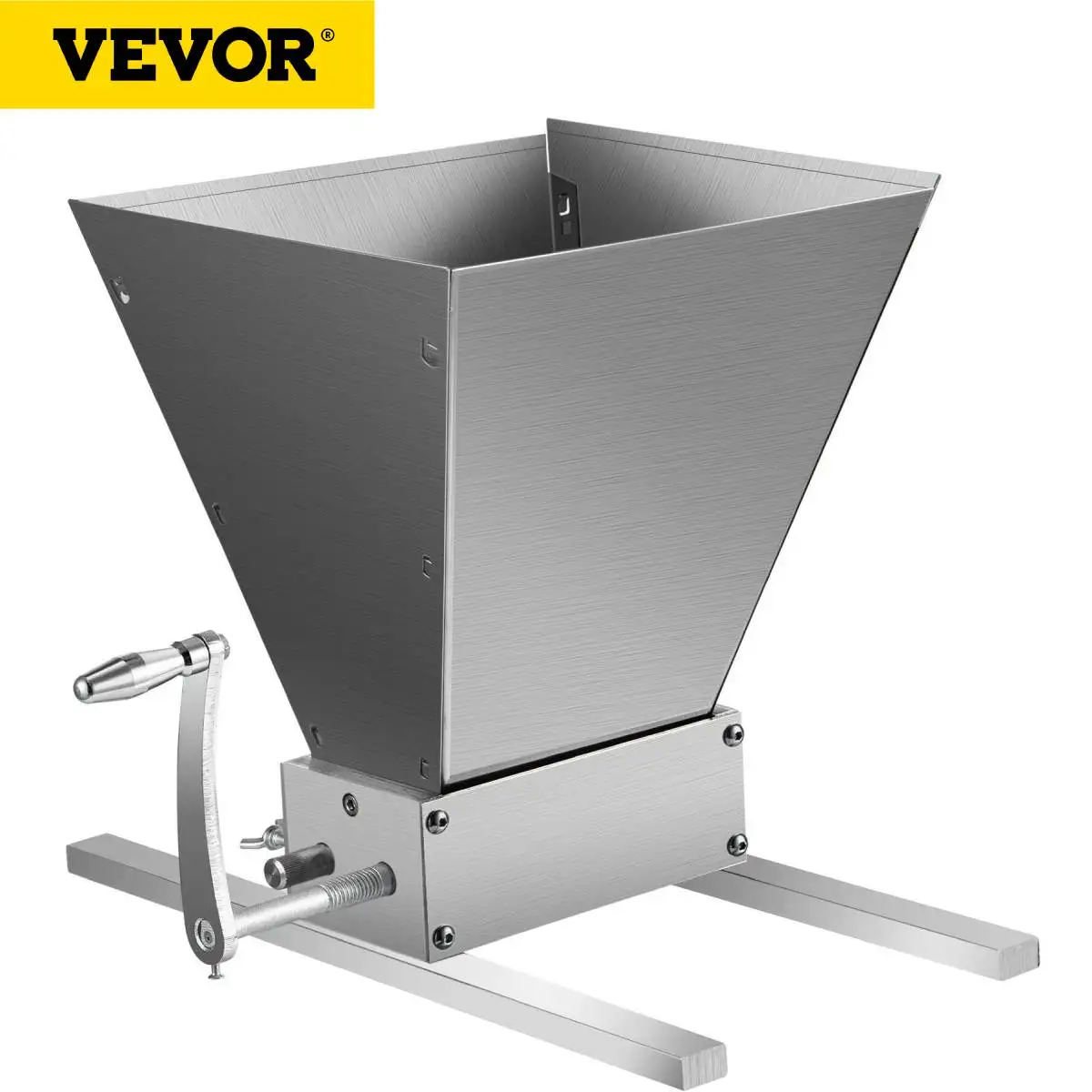 Vevor 2roller Barley Crusher Manual Grain Mill Grinder Crusher With