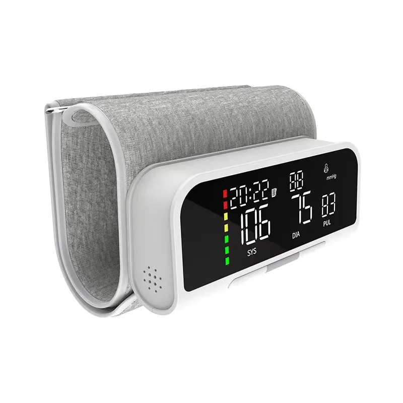 English Voice Arm Rechargeable Long Time Use Medical Blood Pressure Monitor Digitial LCD Large Screen Sphygmomanometer blood pressure monitor blood pressure meter